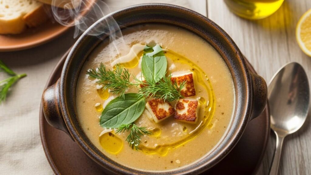 Trahana Soup Recipe – Classic Cypriot & Greek with Halloumi
