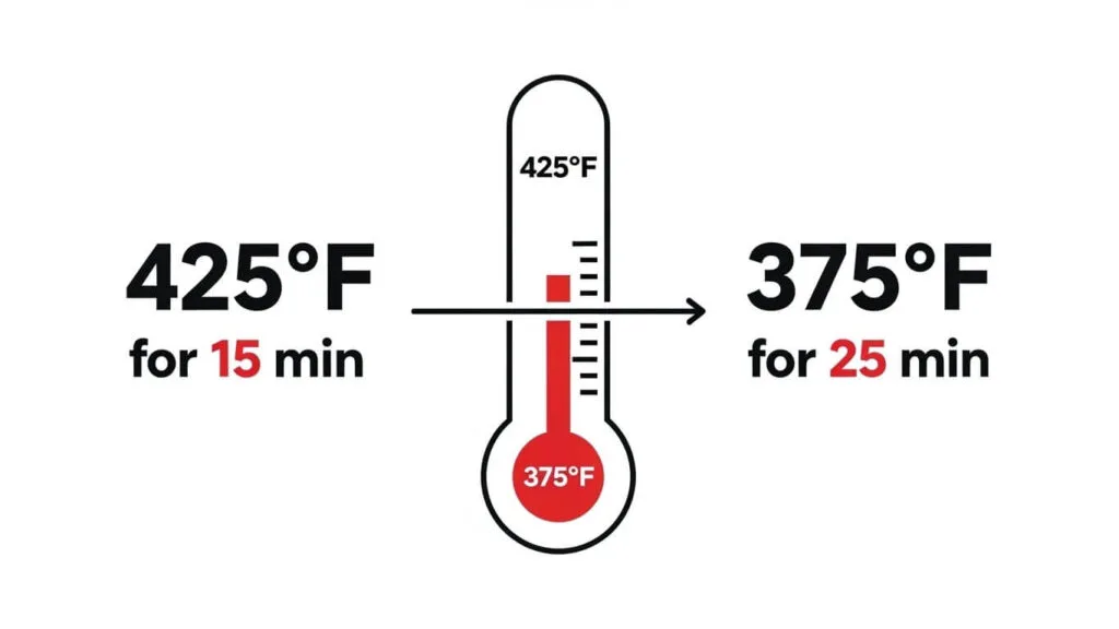Guide for what temperature to cook peasant bread in a home oven.