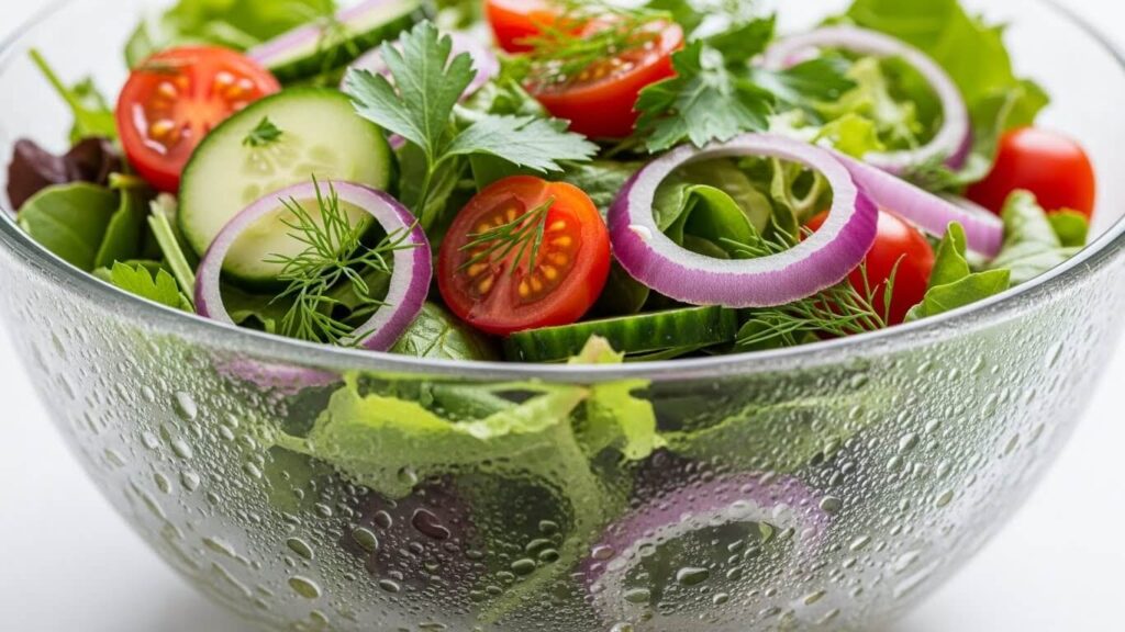 Salata Baladi Resting After Final Toss