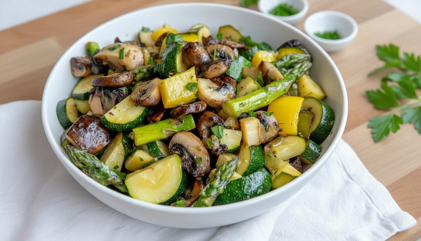 Mediterranean-style sautéed vegetable medley