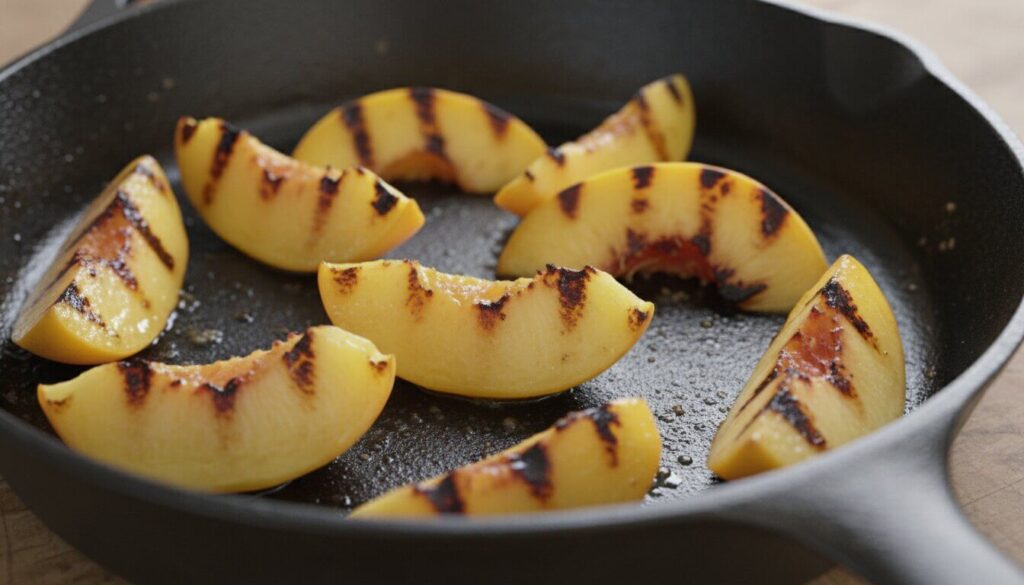 how to grill peaches for salad
