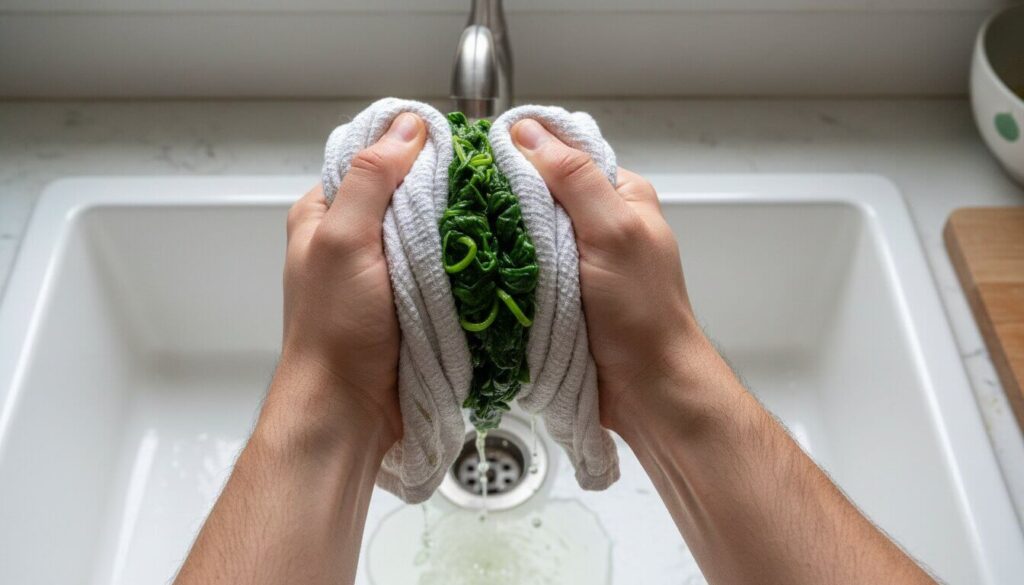 crispy spinach feta tortilla