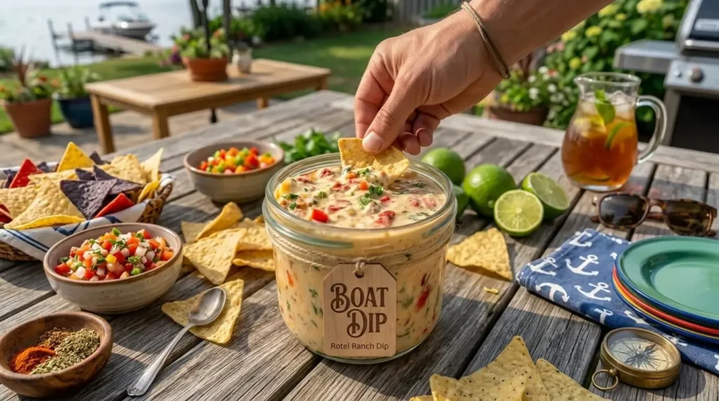 easy boat dip recipe.