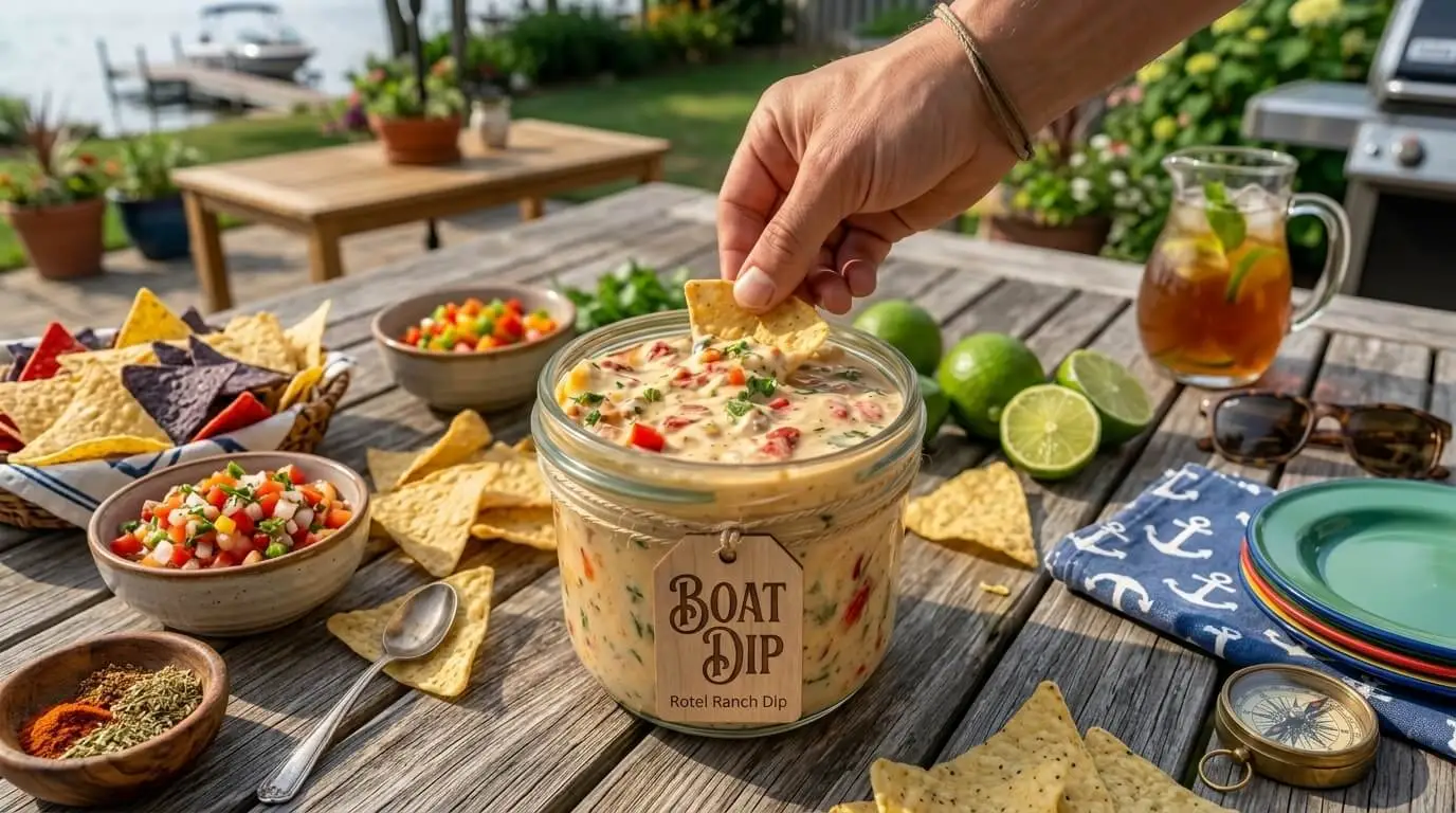 easy boat dip recipe.