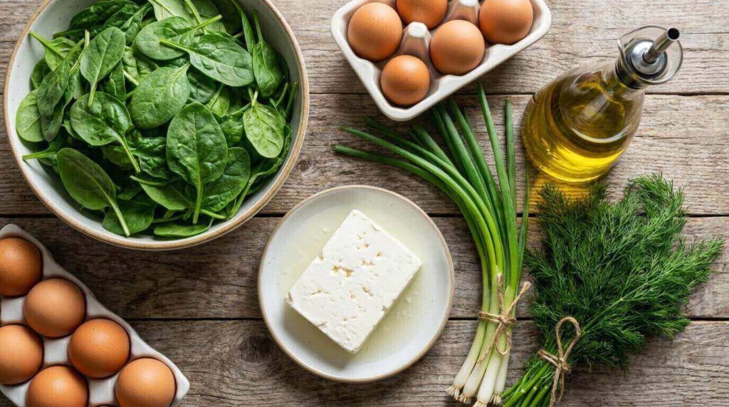 ingredients-for-spinach-feta-squares
